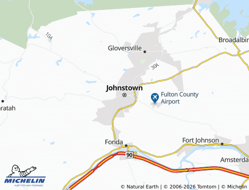 Mapa MICHELIN Johnstown - ViaMichelin