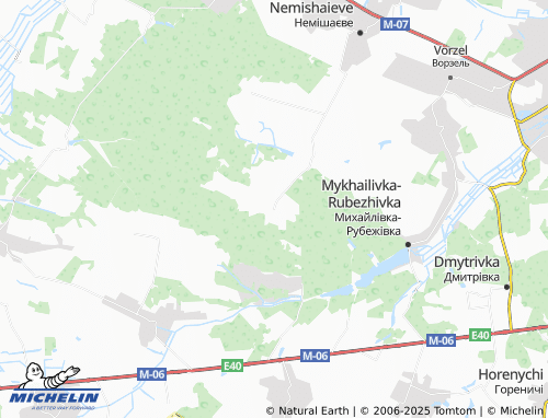 Mapa MICHELIN Khmilna - ViaMichelin