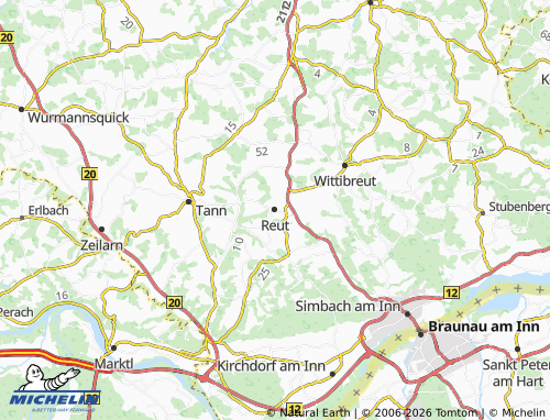 MICHELIN Reut map - ViaMichelin