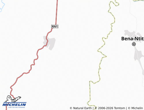 Mappa MICHELIN Tshibata - ViaMichelin