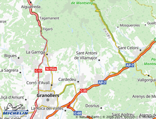 Carte MICHELIN Ca l'Esmandia - ViaMichelin