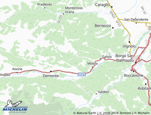 Mapa MICHELIN Chiapue Sottano - ViaMichelin