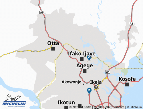Mappa MICHELIN Alagbado-Ile - ViaMichelin
