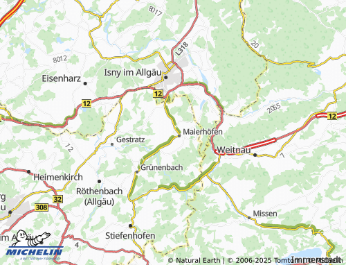 MICHELIN-Landkarte Happach - ViaMichelin