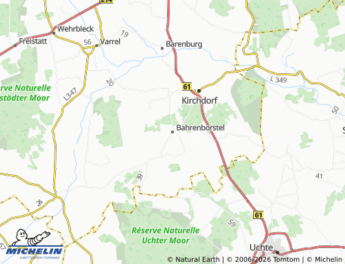 MICHELIN Bahrenborstel map - ViaMichelin