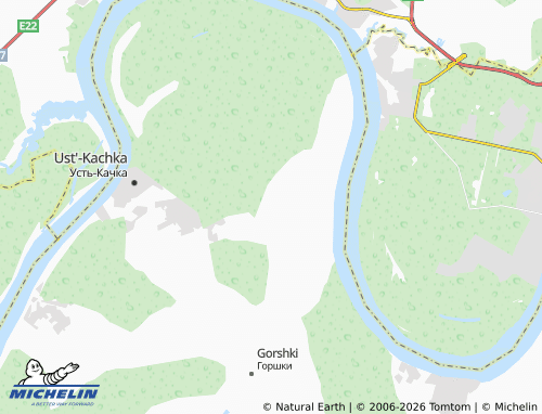 MICHELIN-Landkarte Kachka - ViaMichelin