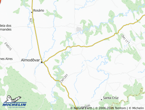 Mapa MICHELIN Monte dos Gorazes - ViaMichelin