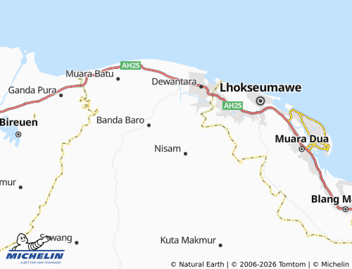 MICHELIN Paloh Kayee Kunyet map - ViaMichelin