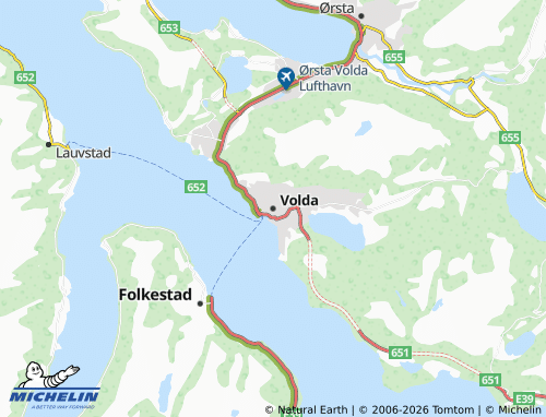 MICHELIN Volda map - ViaMichelin