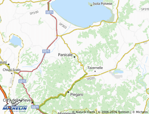 Carte MICHELIN Panicale - ViaMichelin