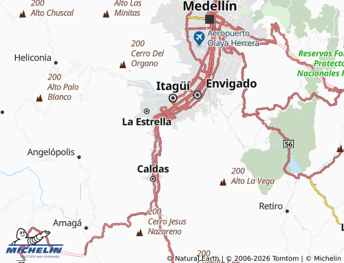 Mapa MICHELIN San José - ViaMichelin