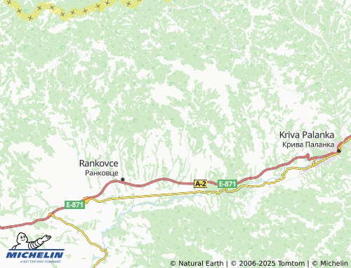 MICHELIN Karapandjova Maala map - ViaMichelin