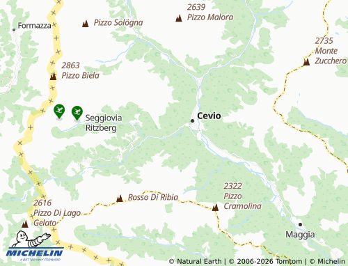 Mapa MICHELIN Linescio - ViaMichelin