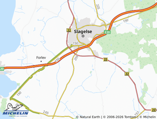 Mappa MICHELIN Slots Bjergby - ViaMichelin
