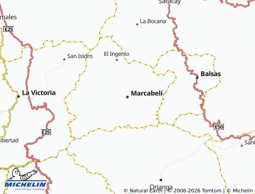 Kaart MICHELIN Marcabelí - ViaMichelin