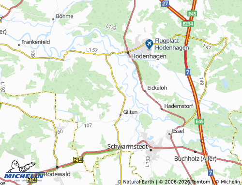 MICHELIN Grethem map - ViaMichelin