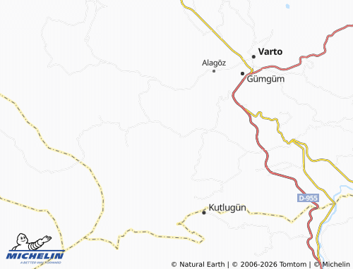 Mappa MICHELIN Karameşe - ViaMichelin