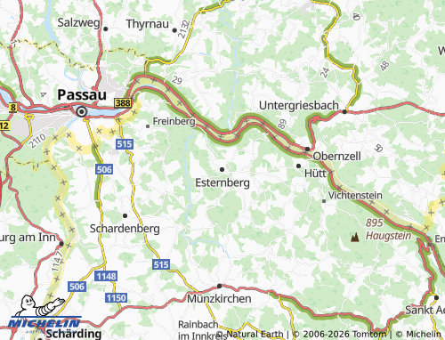 Mappa MICHELIN Esternberg - ViaMichelin