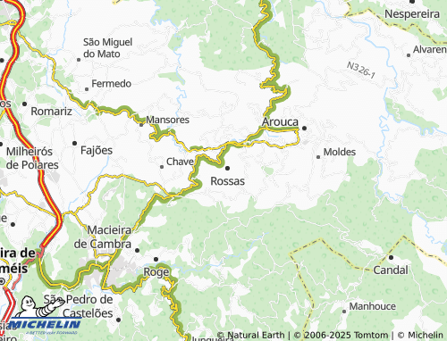 Mapa MICHELIN Torneiro - ViaMichelin