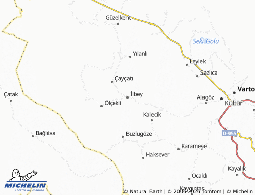 MICHELIN İlbey map - ViaMichelin