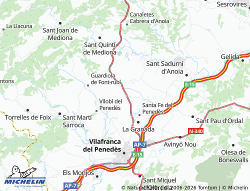 Carte MICHELIN Puigdàlber - ViaMichelin