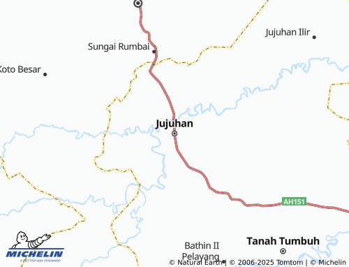 MICHELIN Jujuhan map - ViaMichelin