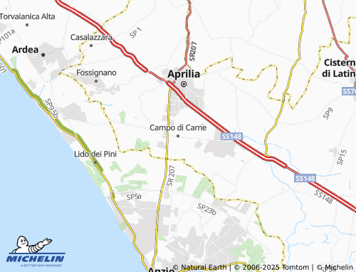 MICHELIN Campo di Carne map - ViaMichelin
