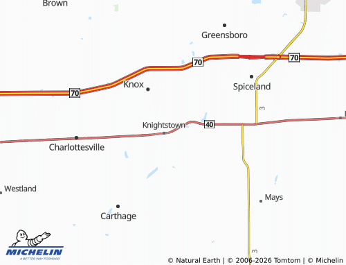Mappa MICHELIN Raysville - ViaMichelin