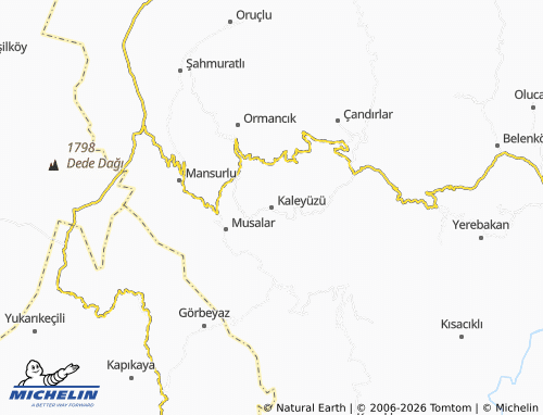 Mappa MICHELIN Kaleyüzü - ViaMichelin