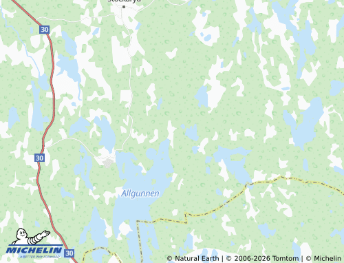 MICHELIN-Landkarte Allgunnaryd - ViaMichelin
