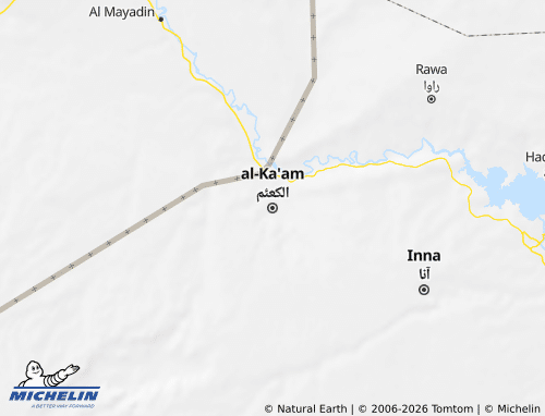 Mapa MICHELIN al-Ka'am - ViaMichelin