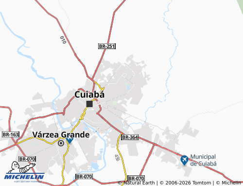 Mapa MICHELIN Mato Grosso - ViaMichelin