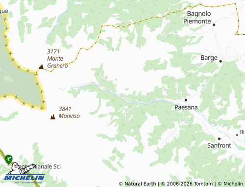 Mapa MICHELIN Ostana - ViaMichelin
