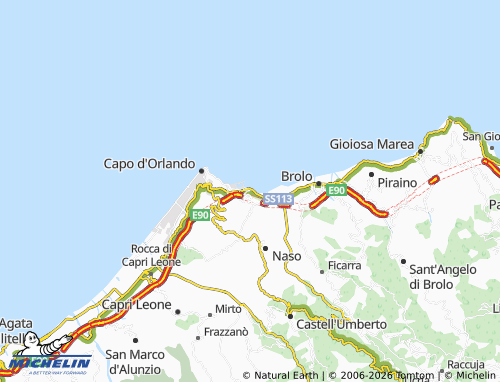 MICHELIN Scafa map - ViaMichelin