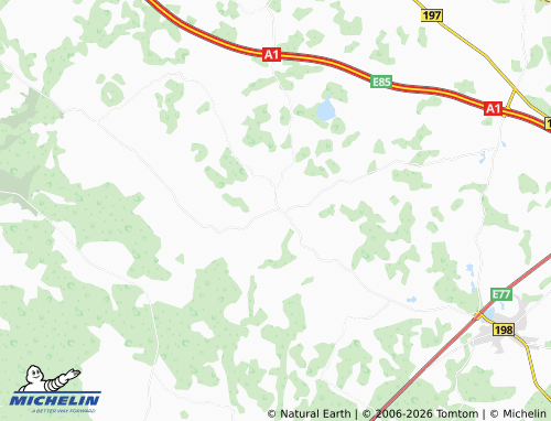 Carte MICHELIN Upyna - ViaMichelin