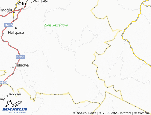 MICHELIN Çayüstü map - ViaMichelin