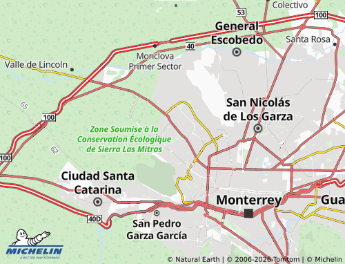 Mappa MICHELIN Jardín de las Cumbres - ViaMichelin