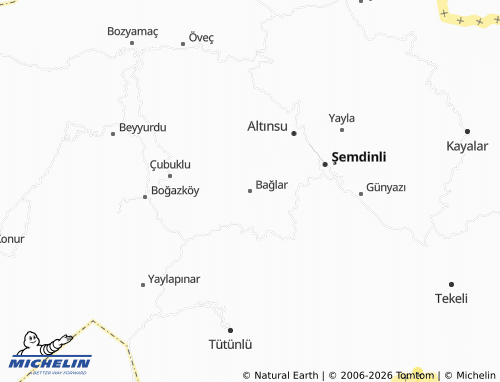Mapa MICHELIN Bağlar - ViaMichelin