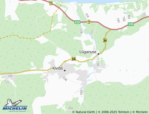 MICHELIN Erra map - ViaMichelin