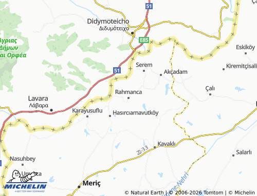 Carte MICHELIN Rahmanca - ViaMichelin