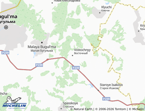 MICHELIN-Landkarte Vostochnyy - ViaMichelin