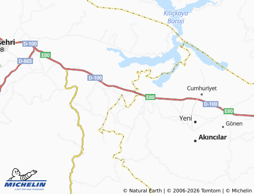 Mapa MICHELIN Gümüştaş - ViaMichelin
