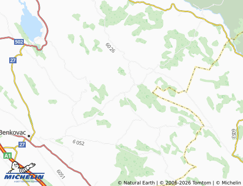 MICHELIN Bruška map - ViaMichelin