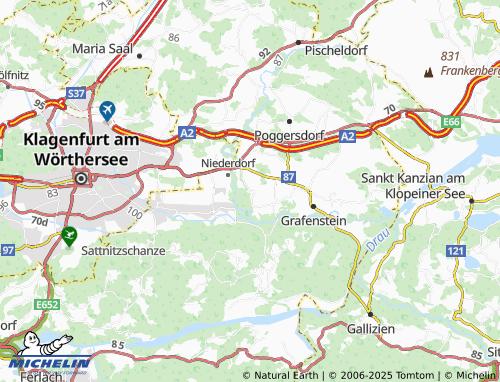 MICHELIN Oberfischern map - ViaMichelin