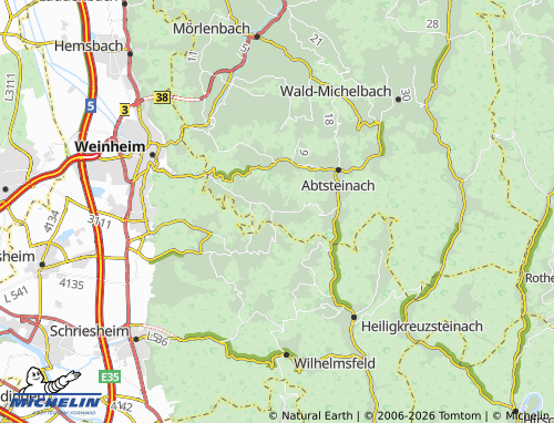 MICHELIN Trösel map - ViaMichelin
