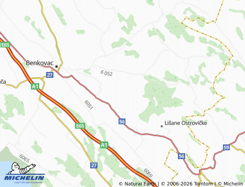 MICHELIN-Landkarte Kožlovac - ViaMichelin