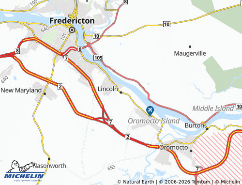 Mappa MICHELIN Lincoln - ViaMichelin