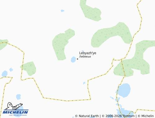 MICHELIN-Landkarte Lebyazh'ye - ViaMichelin