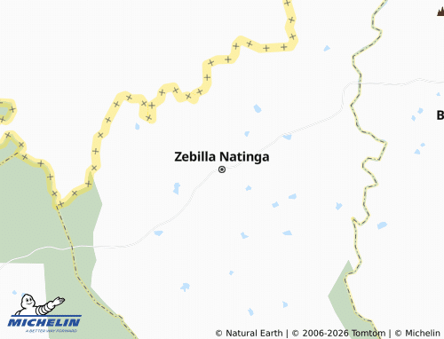 Carte MICHELIN Zebilla Natinga - ViaMichelin