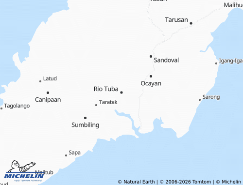 Mappa MICHELIN Rio Tuba - ViaMichelin